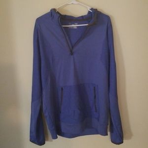 Under armour blue light weight hoodie